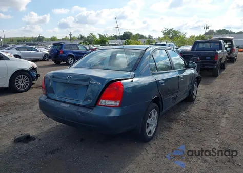 2003 Hyundai Elantra Gls/Gt из США, поврежденный, VIN KMHDN45D83U568642